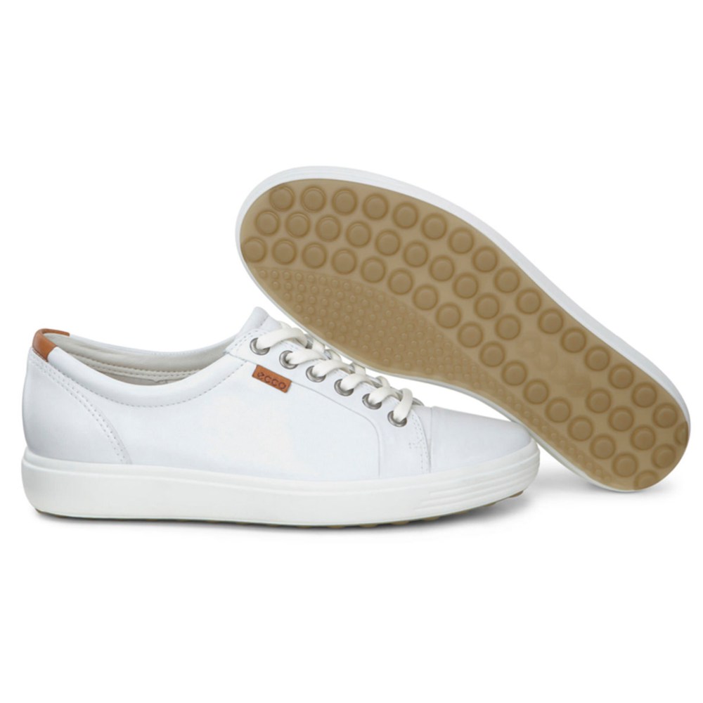 ECCO Womens Sneakers White - Soft 7 - KWZ-028135